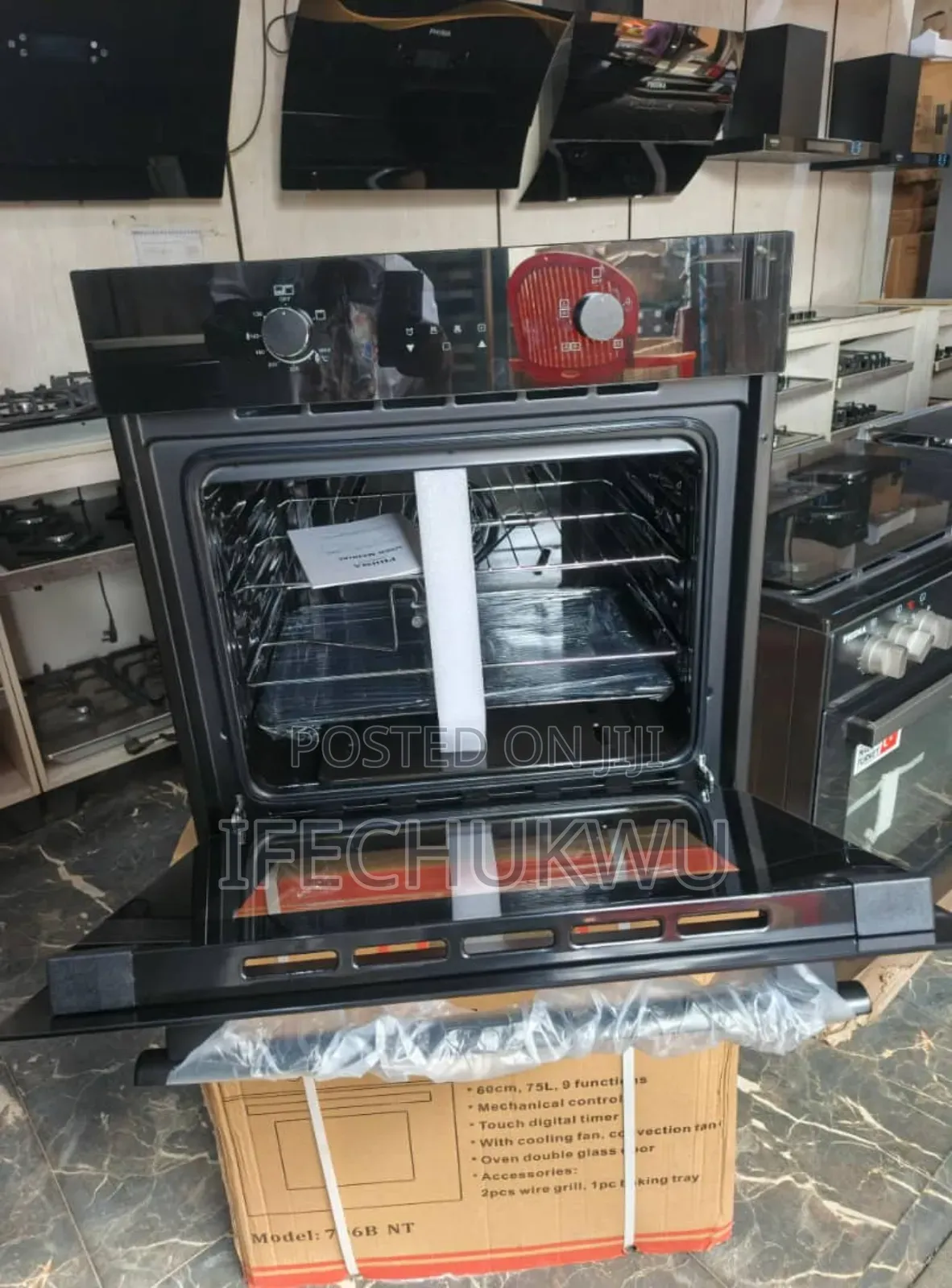 Original Phiima German Technology Built-in Gas Electric Oven 60x60cm