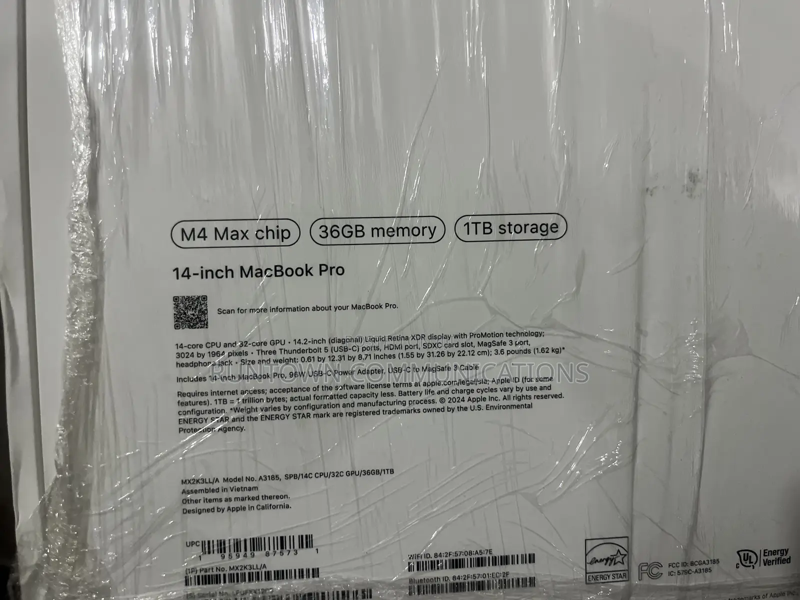 New Apple MacBook Pro 2024 M4 Max 14-Inch 36GB Apple M4 Max SSD 1T