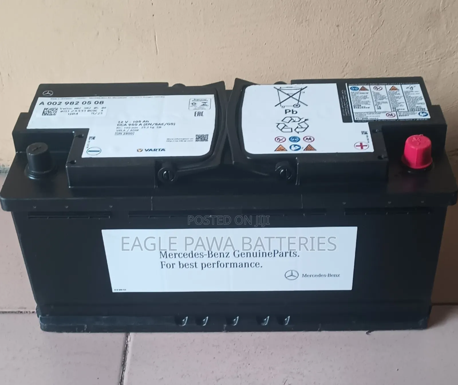 Benz Agm Battery 105ah