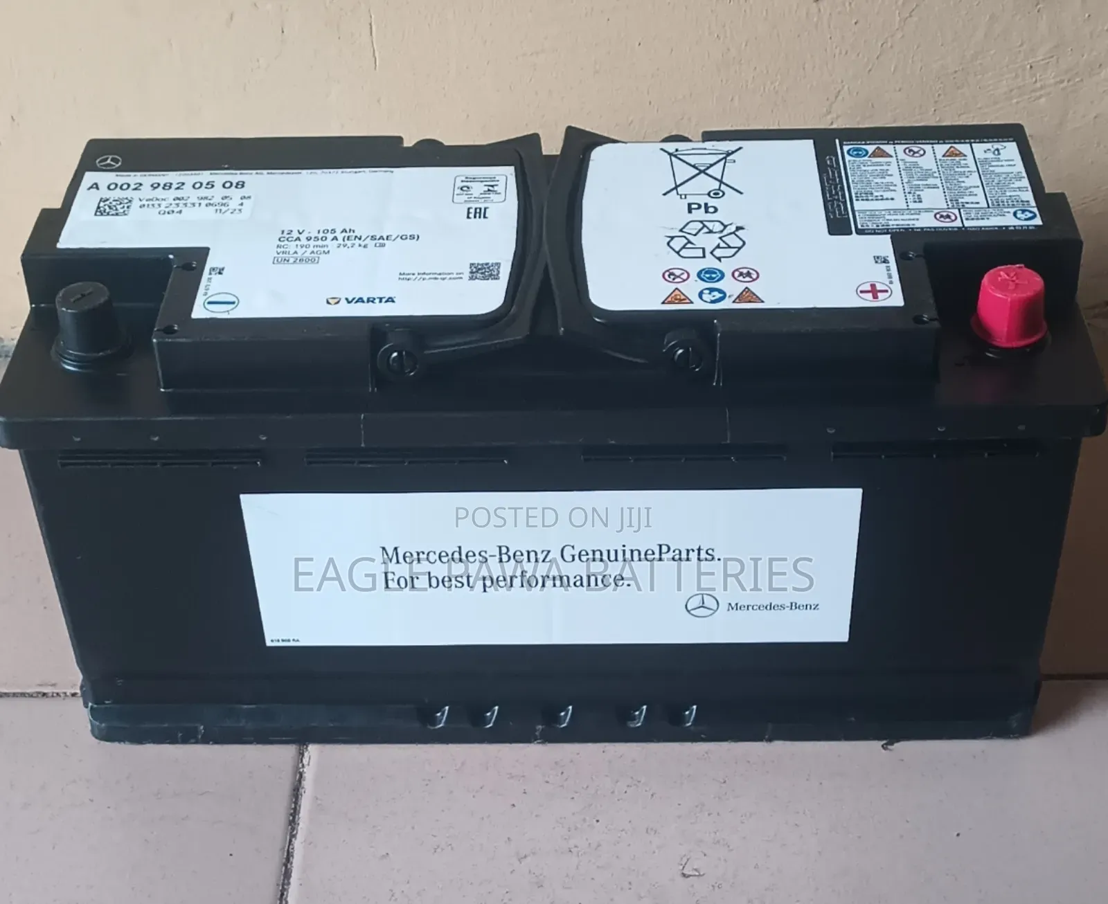 Benz Agm Battery 105ah