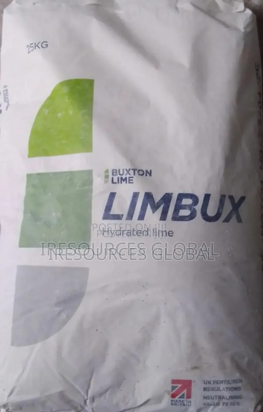 Hydrated Lime (Calcium Hydroxide) 25kg Bag