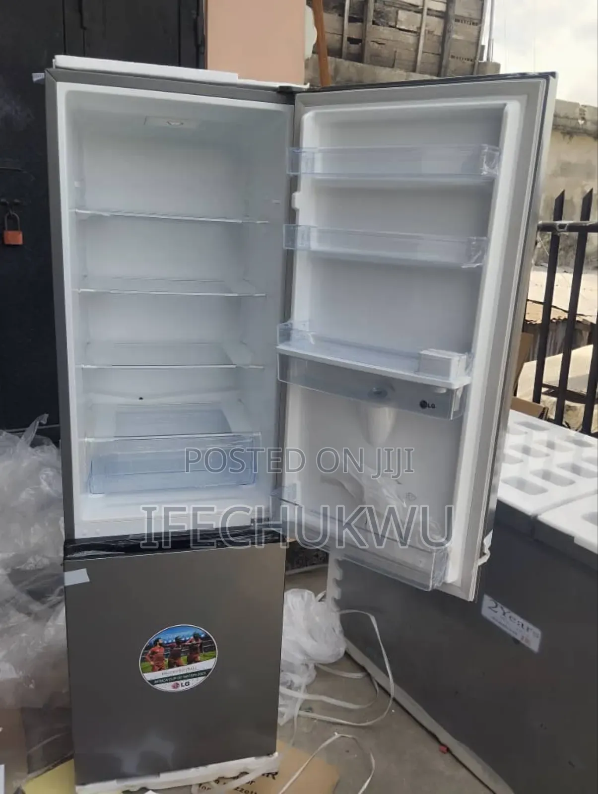 Original Lg Inverter Fridge 2doors With Water Dispenser Bothom Freezer