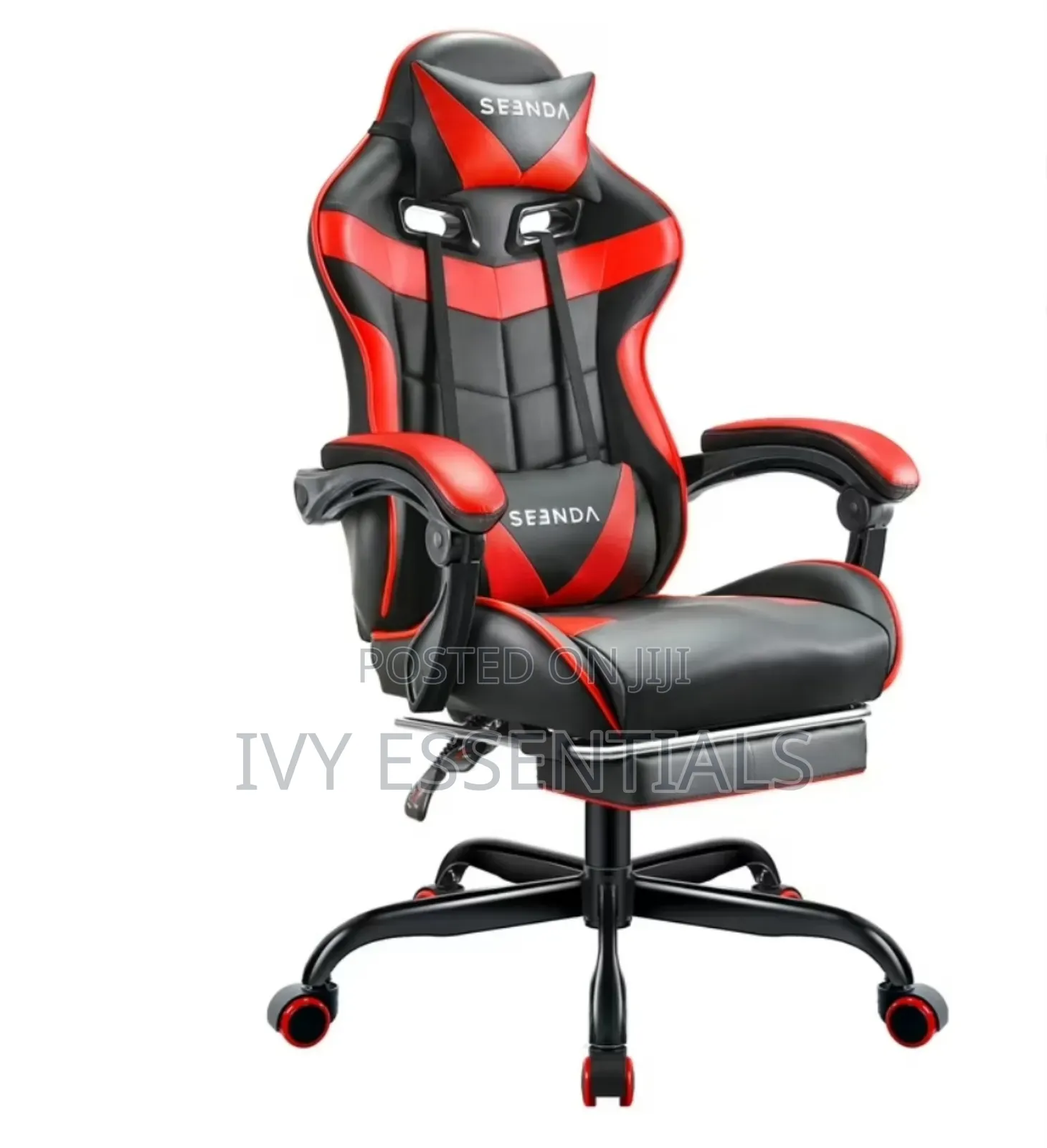 Gaming Chair With Footrest, Lumbar Support, High Back Computer Chair