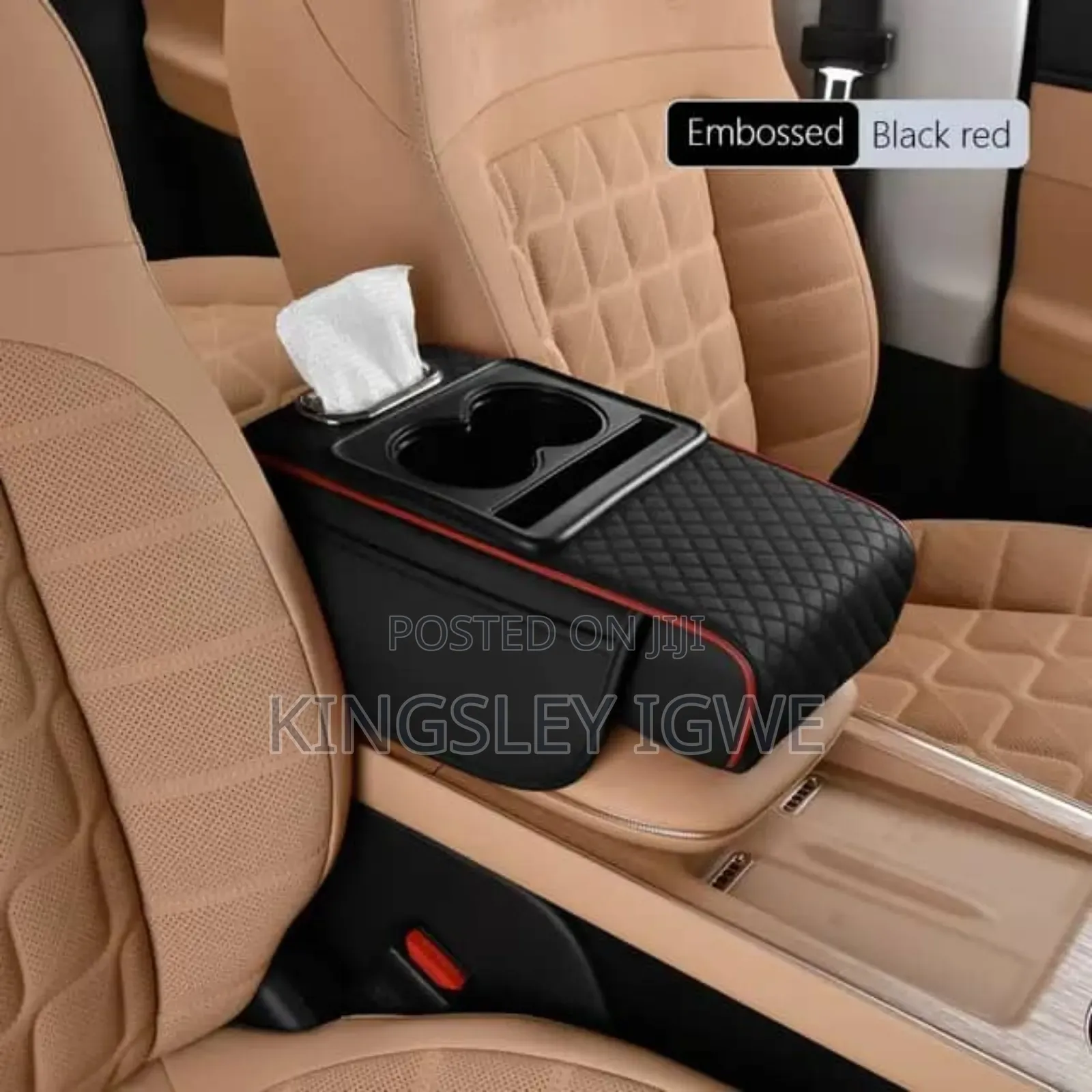 Quality Leather Arm Rest Organizer