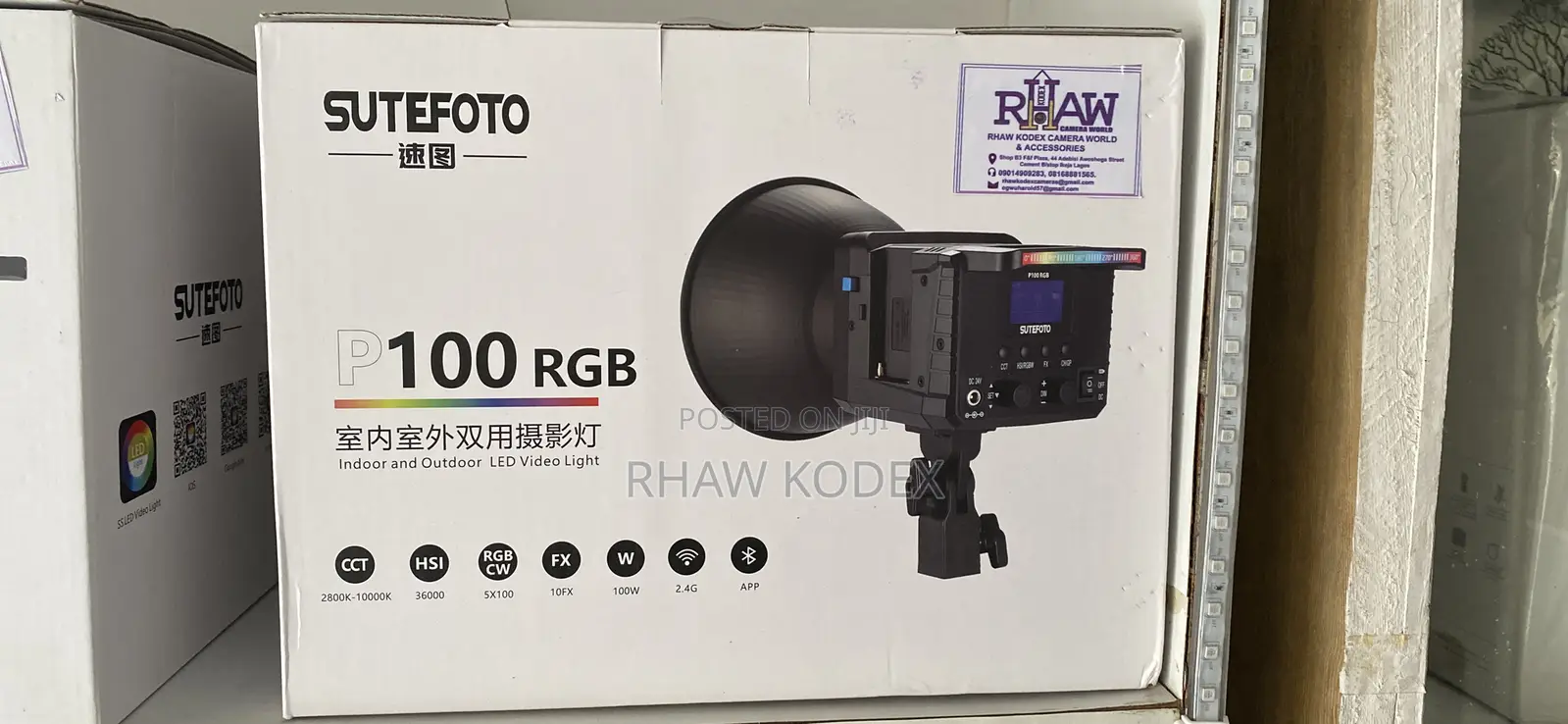 Sutefoto P100 RGB-Color Led Monolight