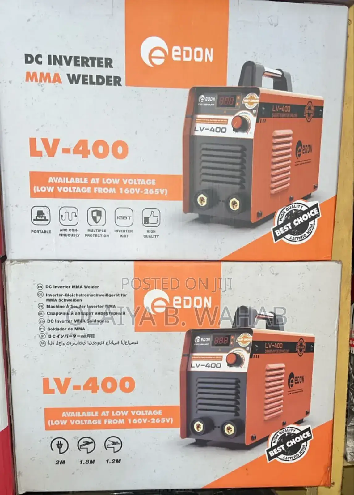Edon Dc Inverter Mma-Lv-400 Welding Machine – Heavy Duty