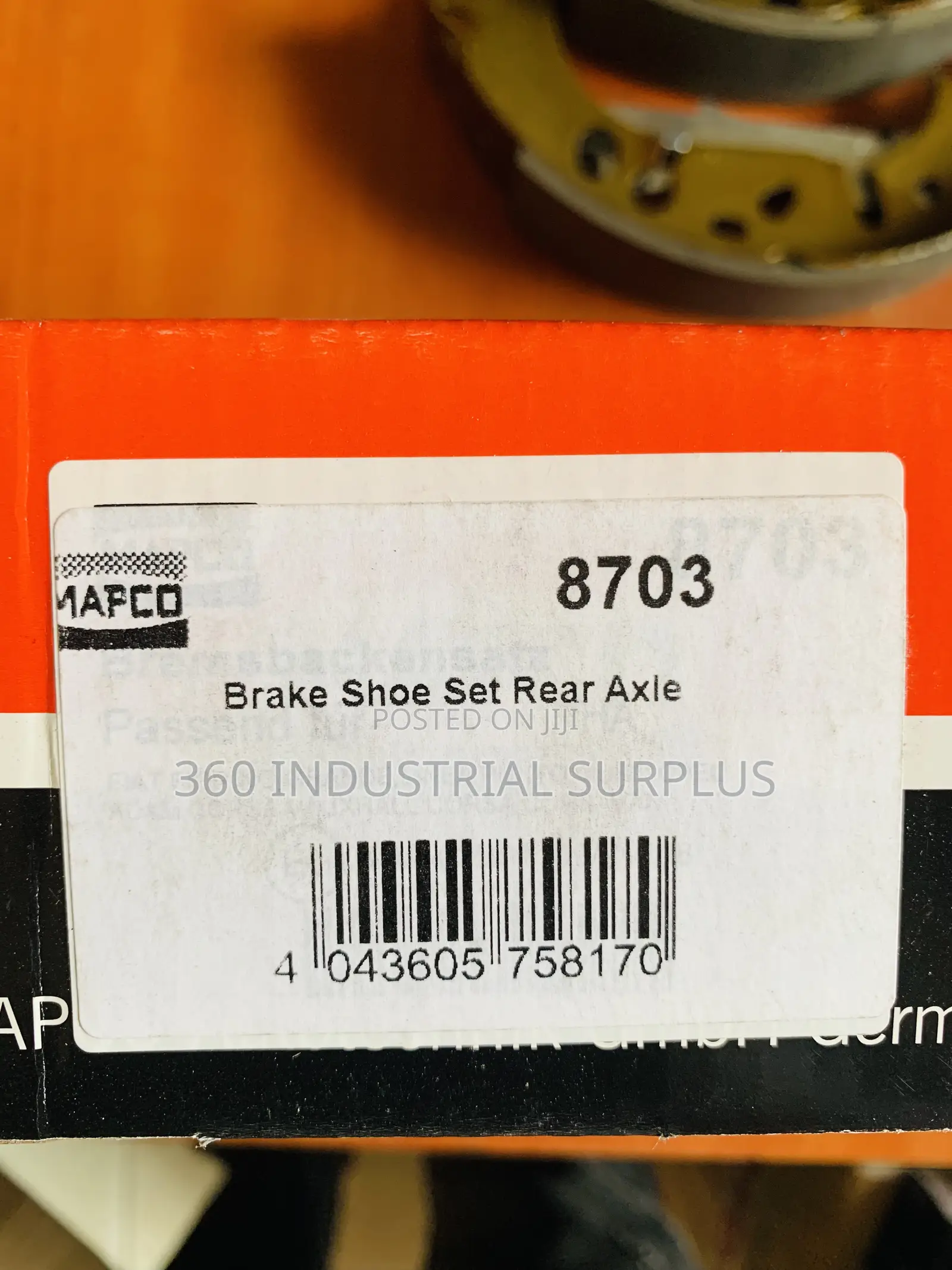 Mapco 8703 Brake Shoe Set