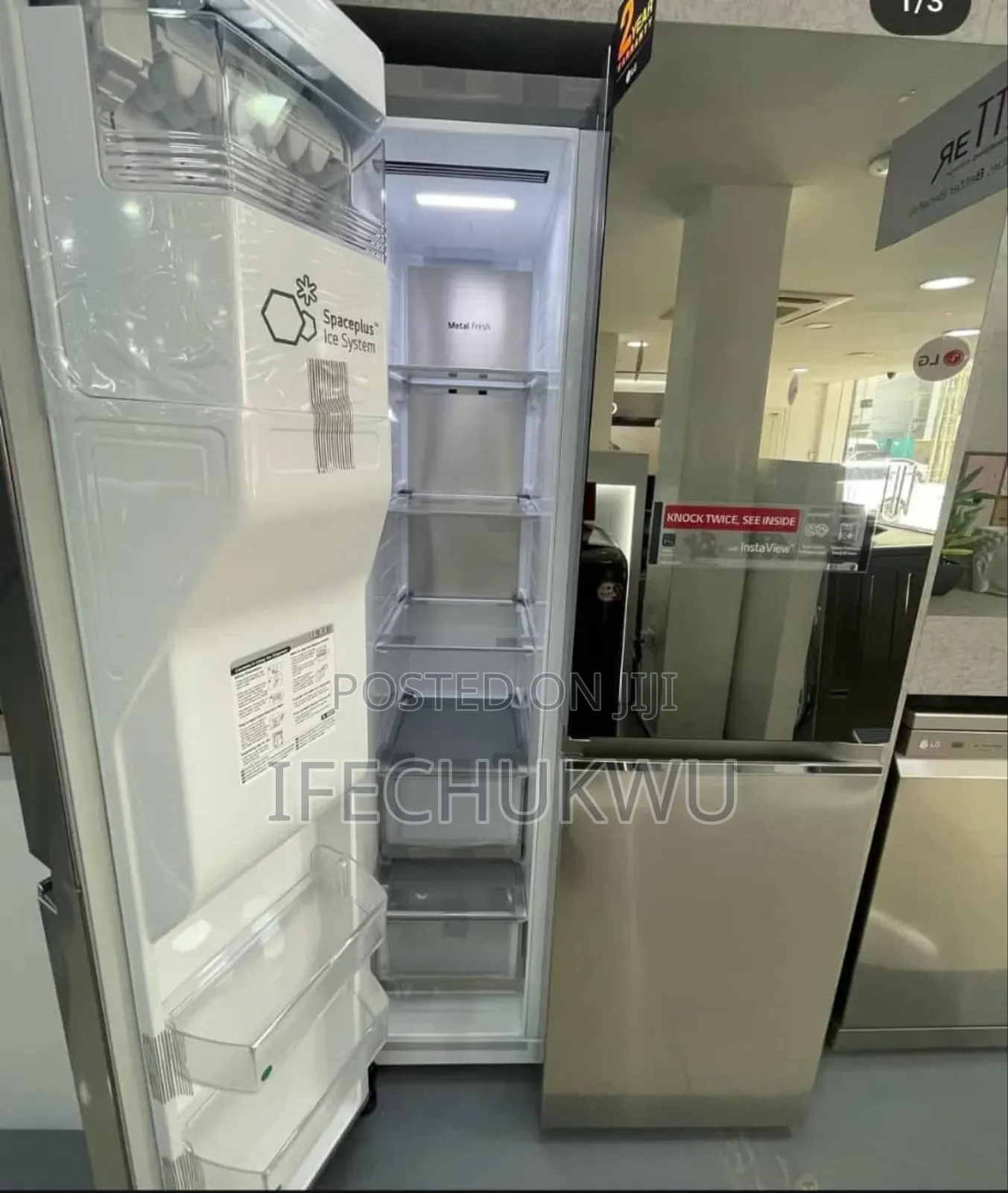 Original Lg Nok-Nok Side by Side Inverter Fridge Freezer (%Copper)