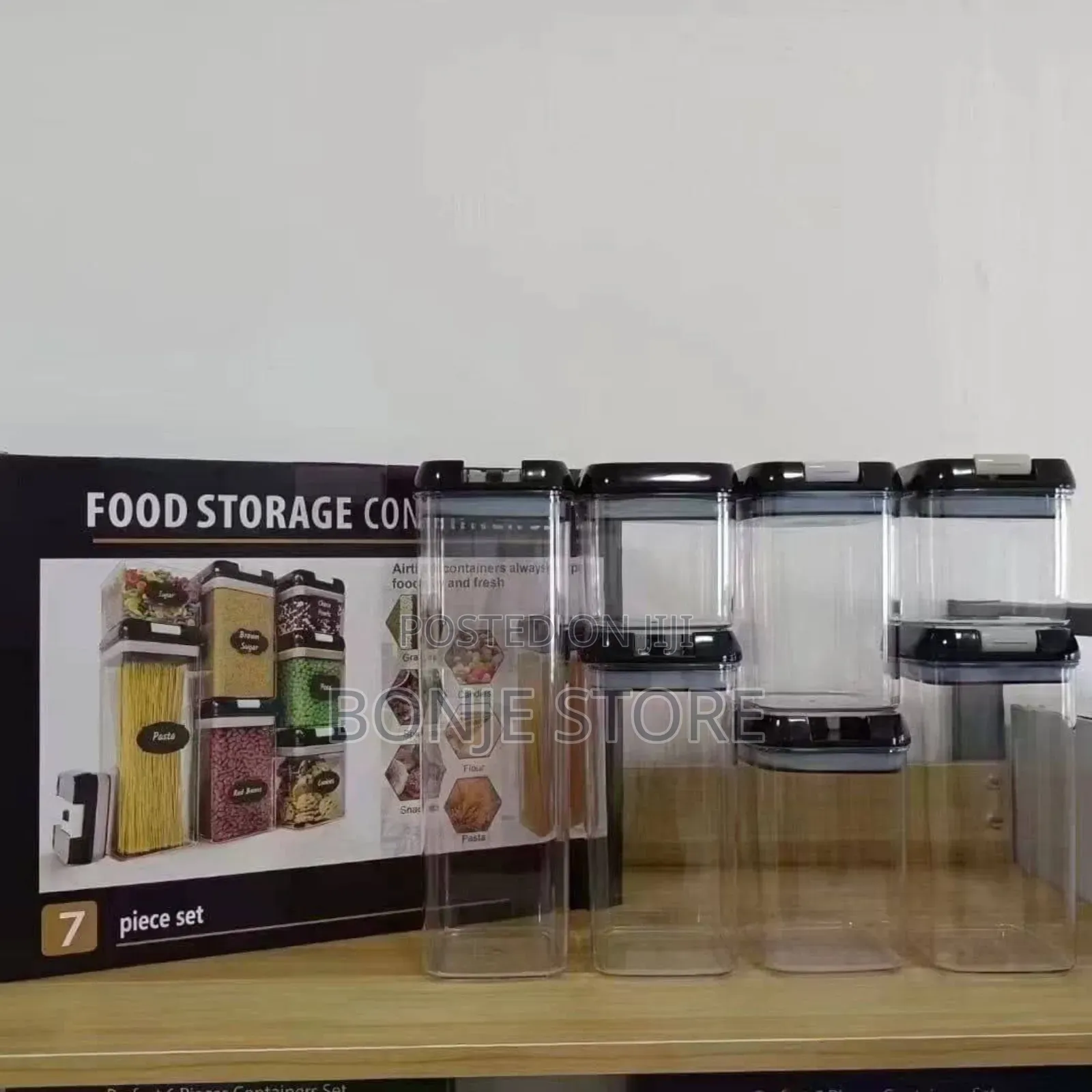 7 Pieces Airtight Food Storage Containers