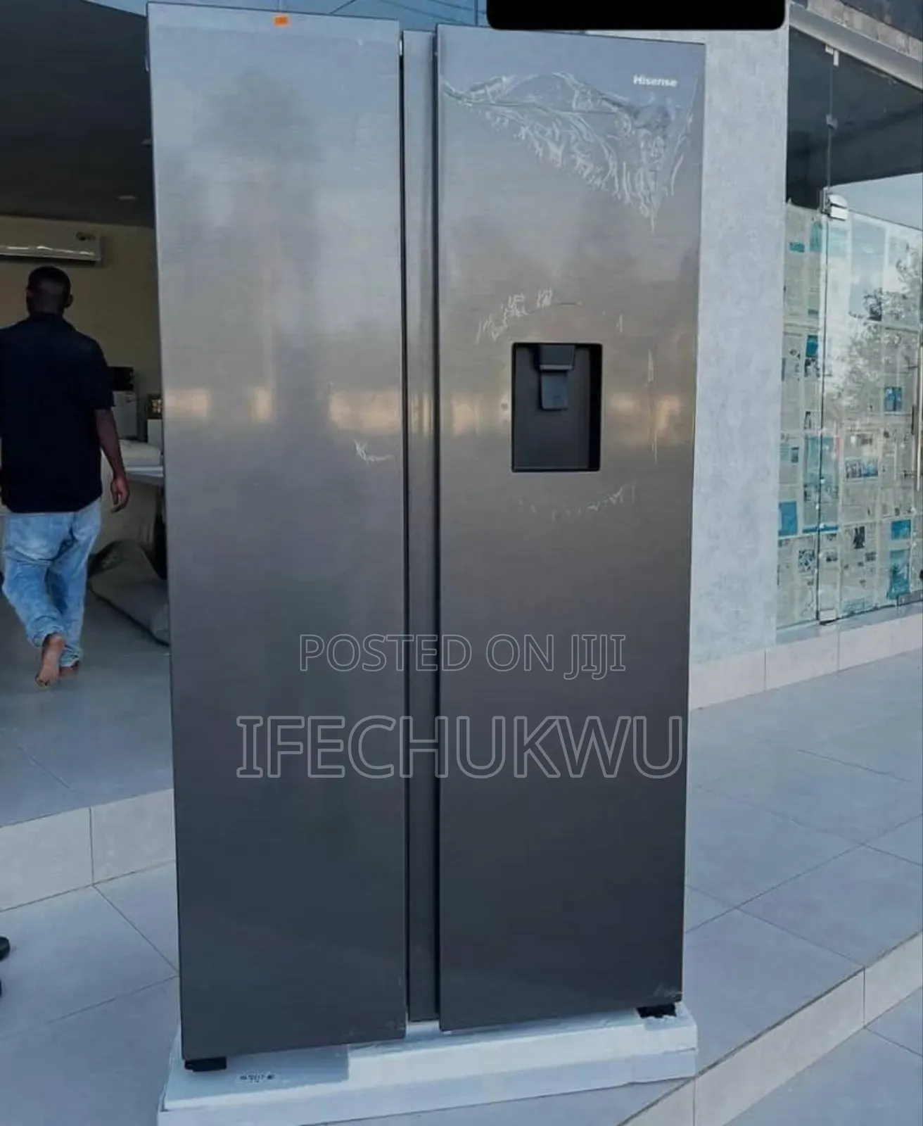 Hisense Side by Side Inverter Fridge Freezer Water Dispenser