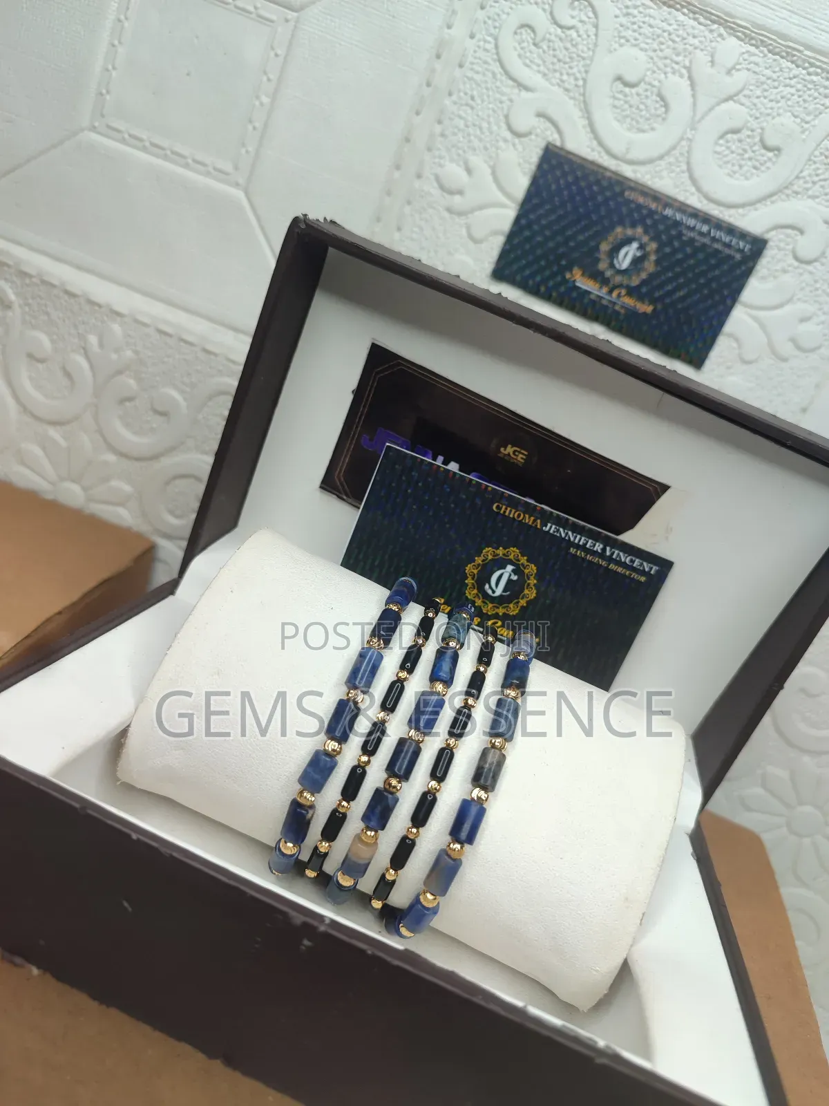 Lapis Bracelet Set