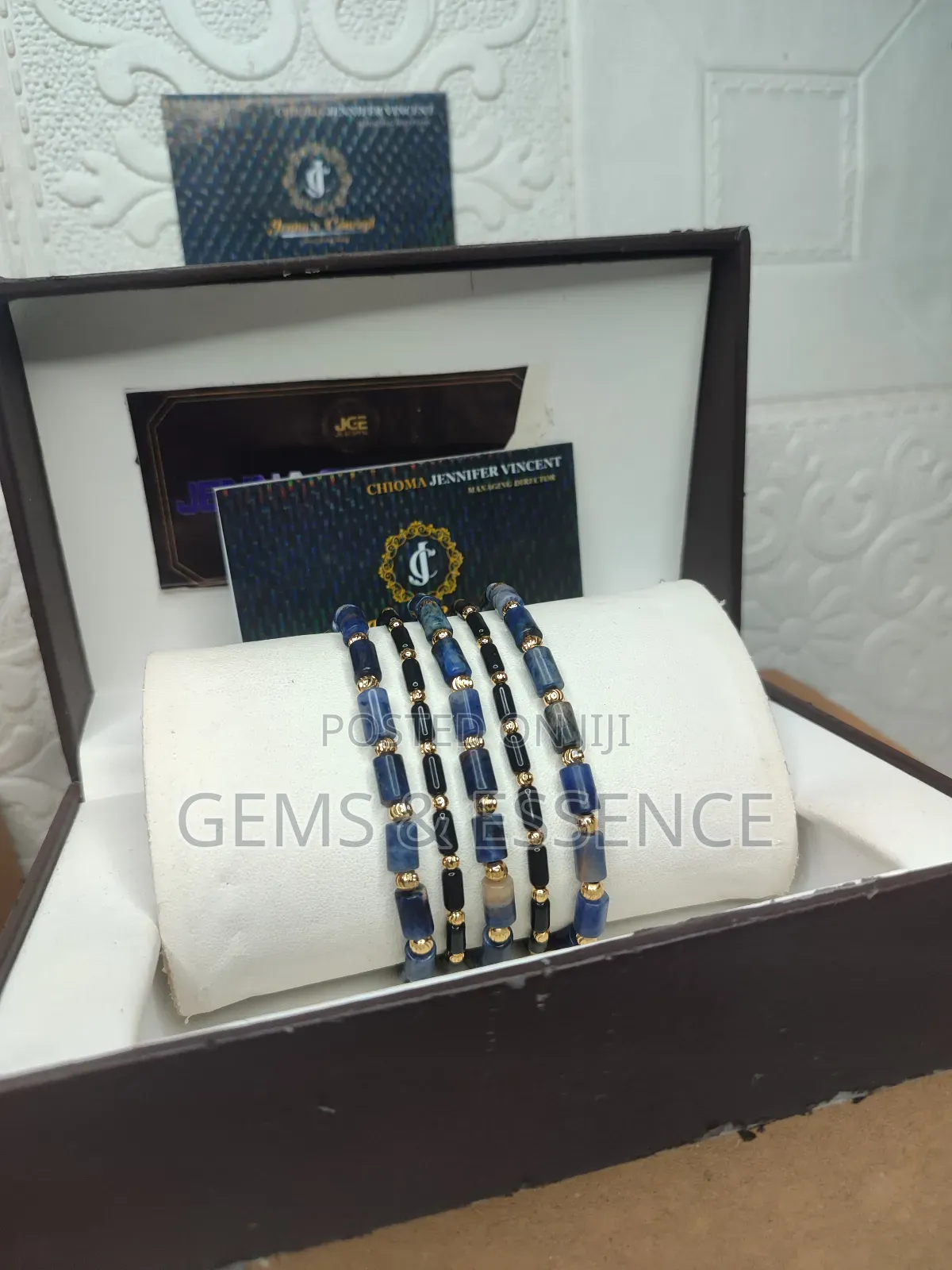 Lapis Bracelet Set