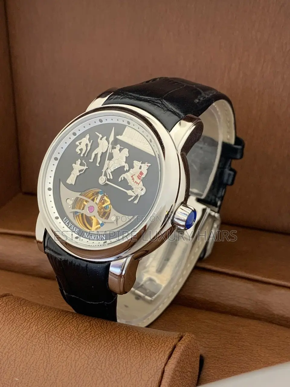 Ulysse Nardin Automatic Engine Leather Strap