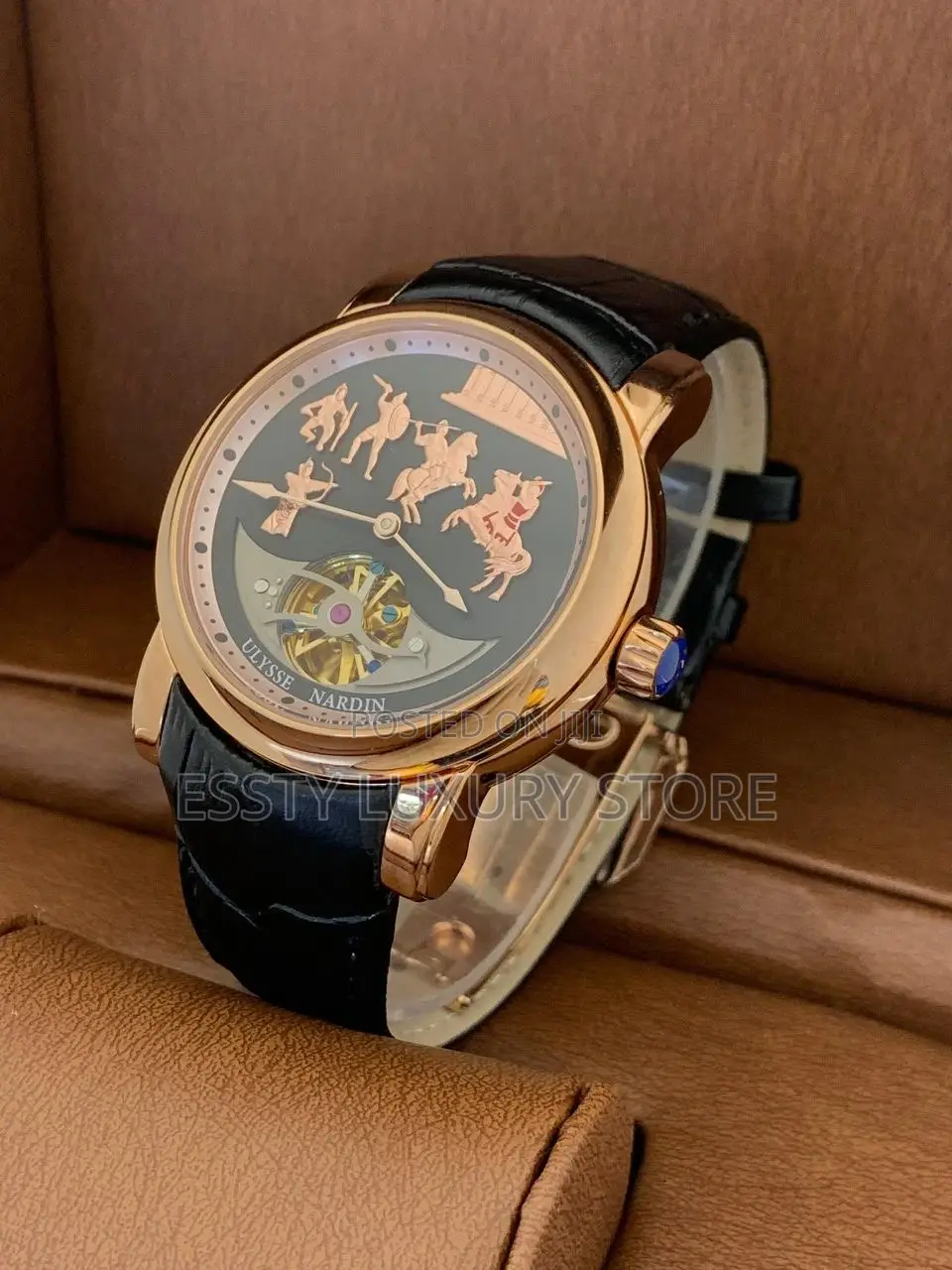 Ulysse Nardin Automatic Engine Leather Strap