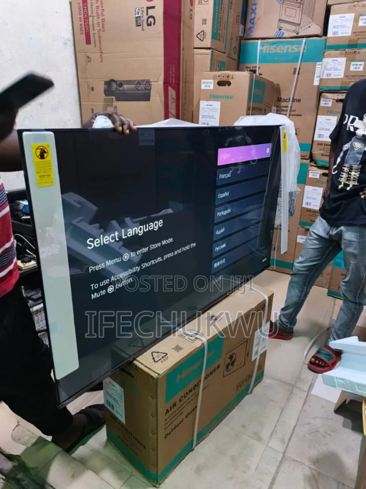 Original Hisense 58" Tv 4kuhd Smart Netflix Youtube Bluetooth Etc.