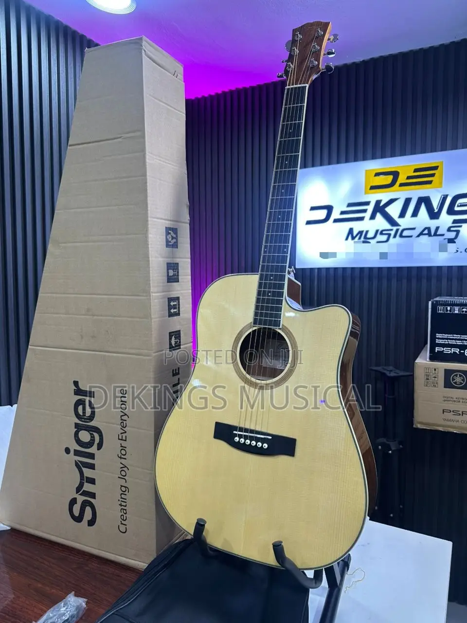 M 210 41” Semi-Acoustic Guitar - Full Size Electric Acoustic Guitar