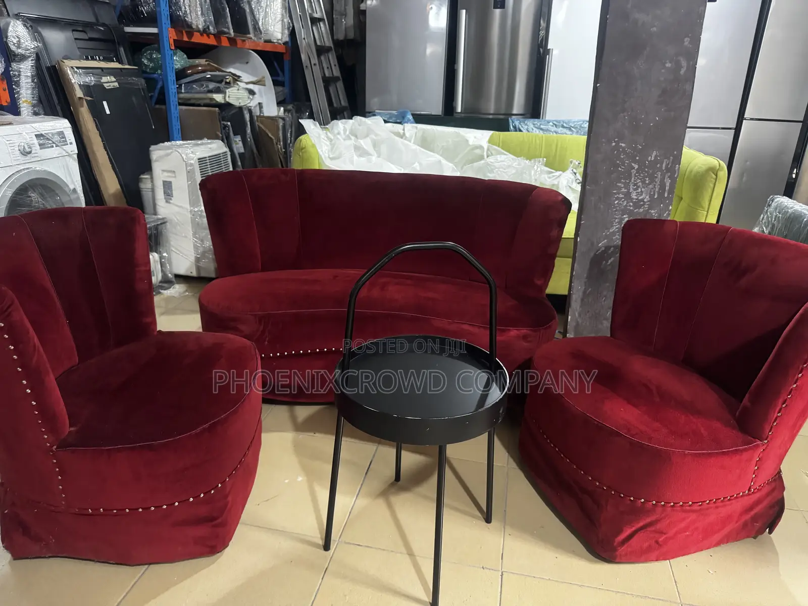 Imported 3-Set Lounge Ref Velvet Sofa Set