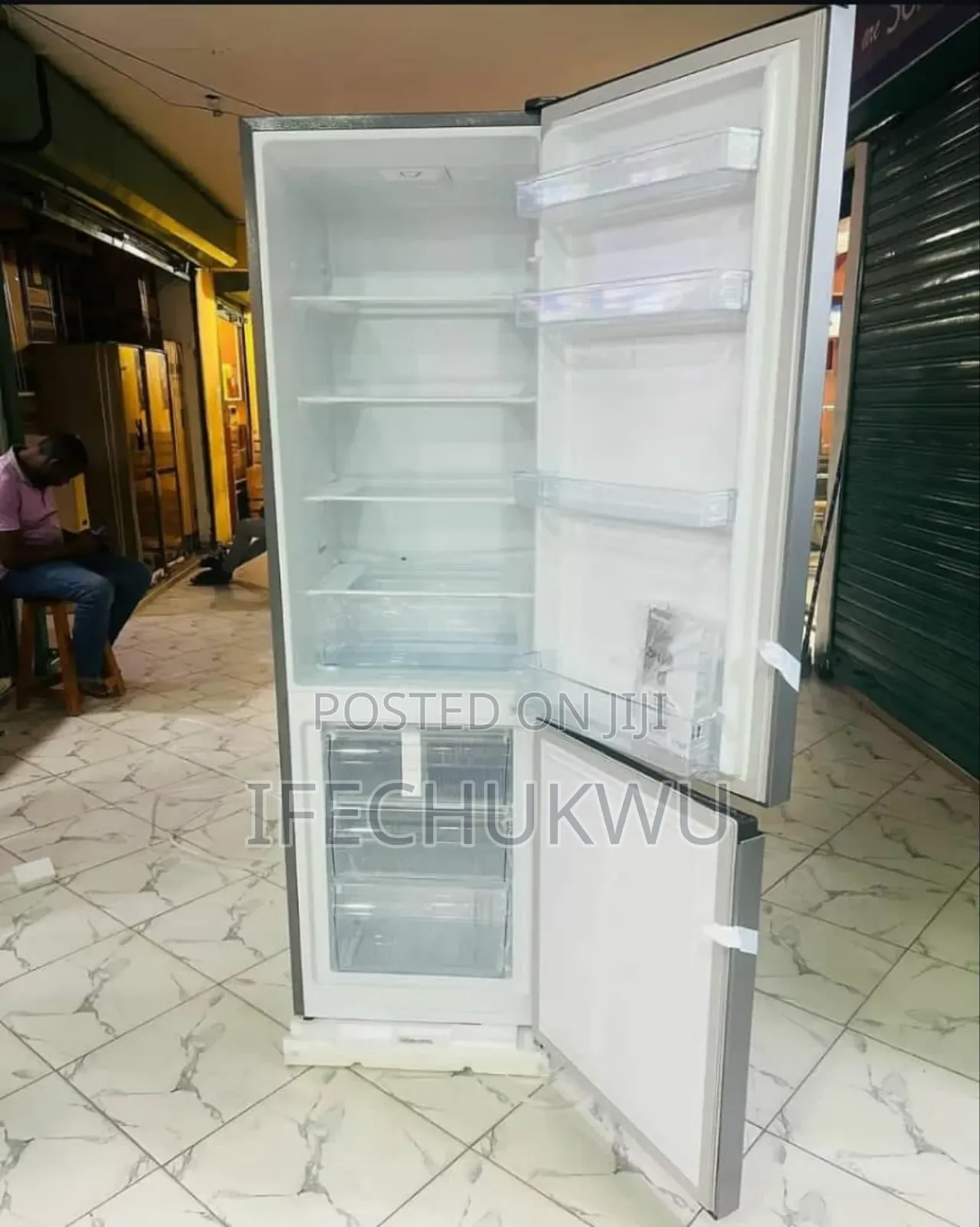 Original Hisense Inverter Fridge 2 Doors 300litters (%Copper)