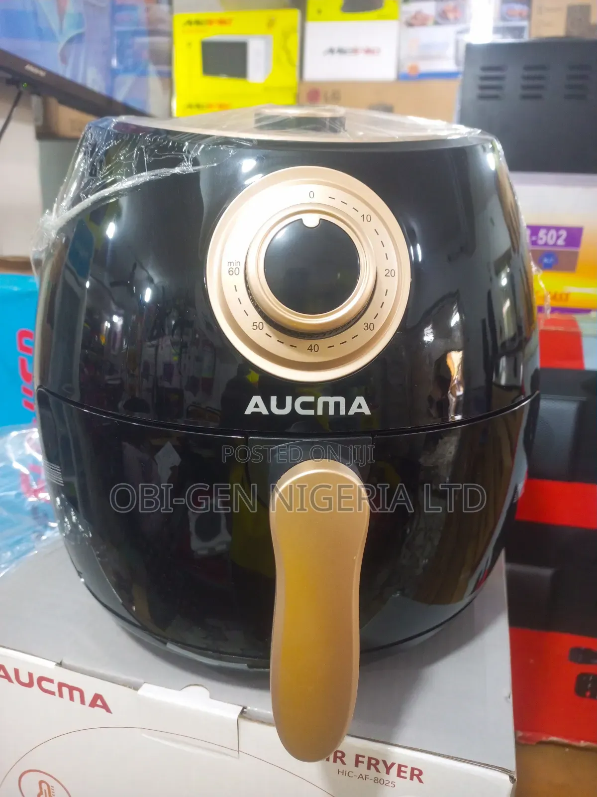 Aucma Hic-8025 Air Fryer, A 5.5l Capacity Set