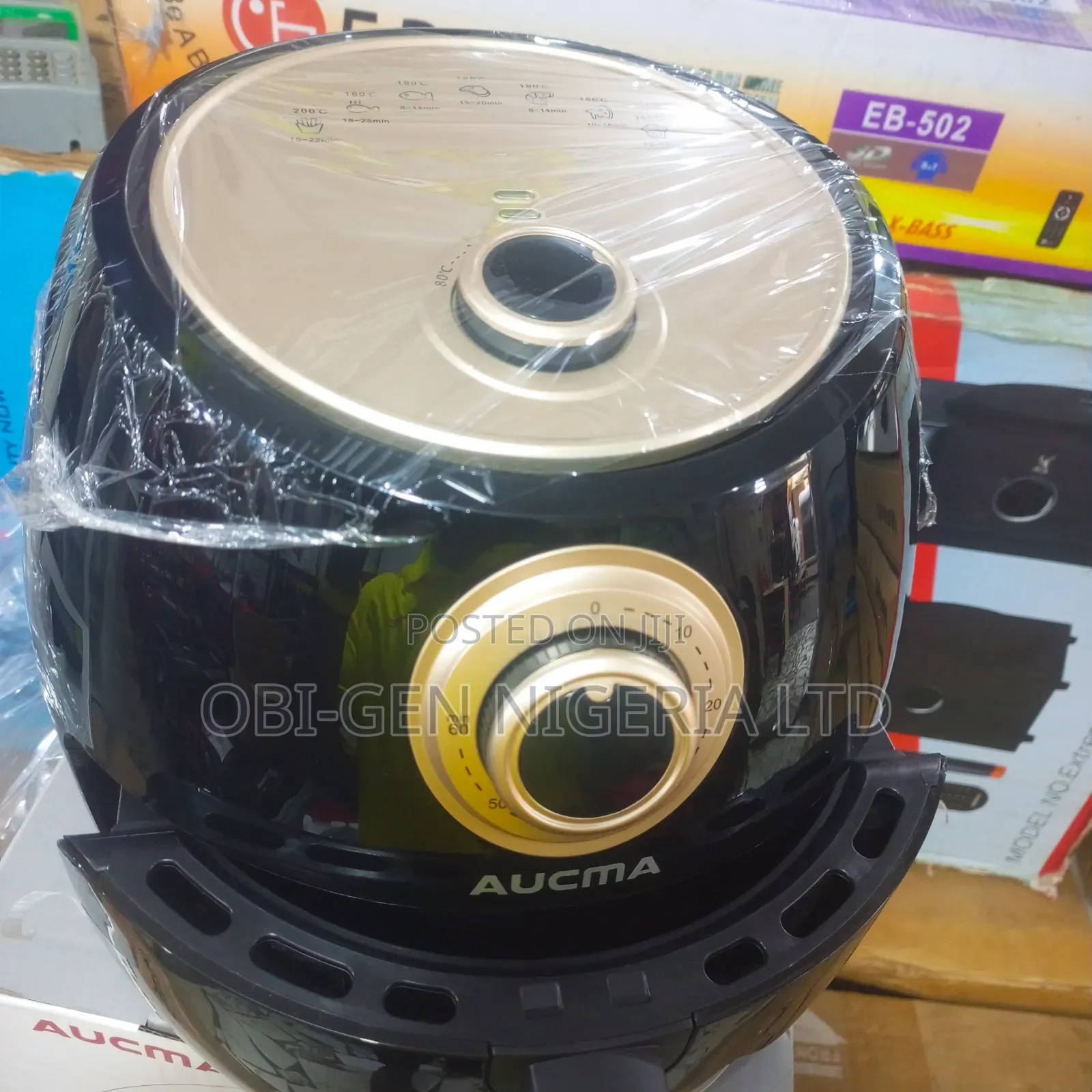 Aucma Hic-8025 Air Fryer, A 5.5l Capacity Set