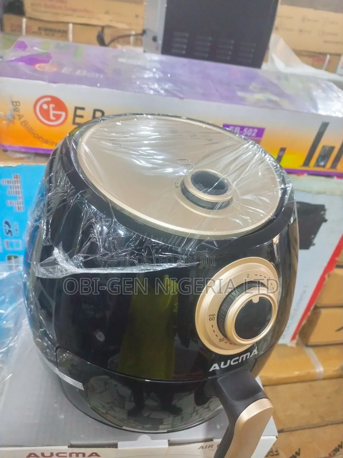 Aucma Hic-8025 Air Fryer, A 5.5l Capacity Set