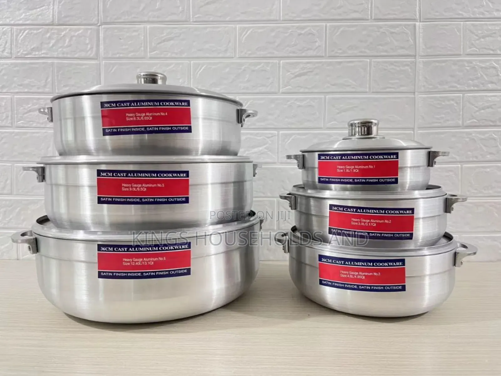 Arike 6 Set Aluminium Pot