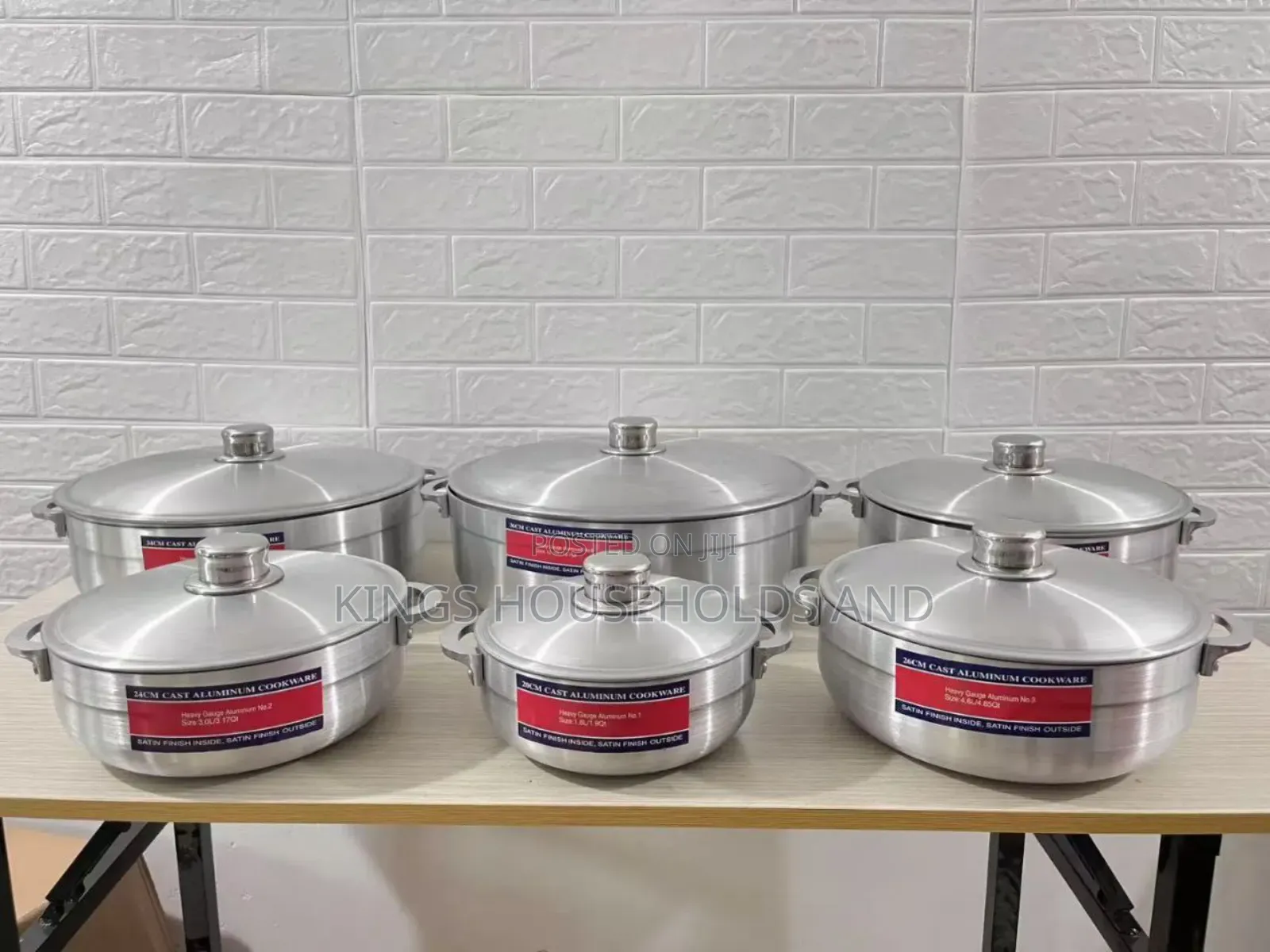Arike 6 Set Aluminium Pot