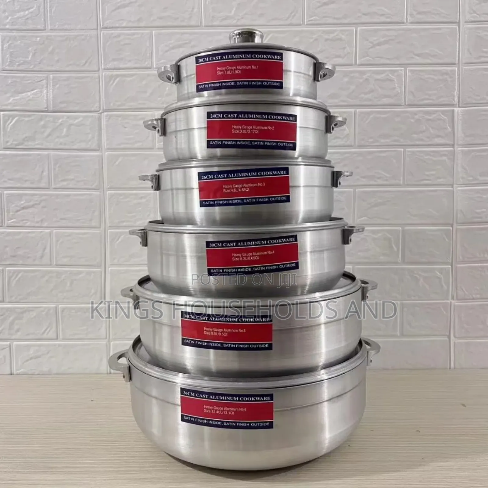 Arike 6 Set Aluminium Pot