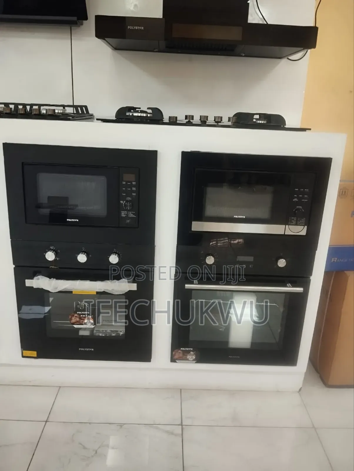 Original Quality Polystar Built-in Gas Ele Oven Built-in Microwave