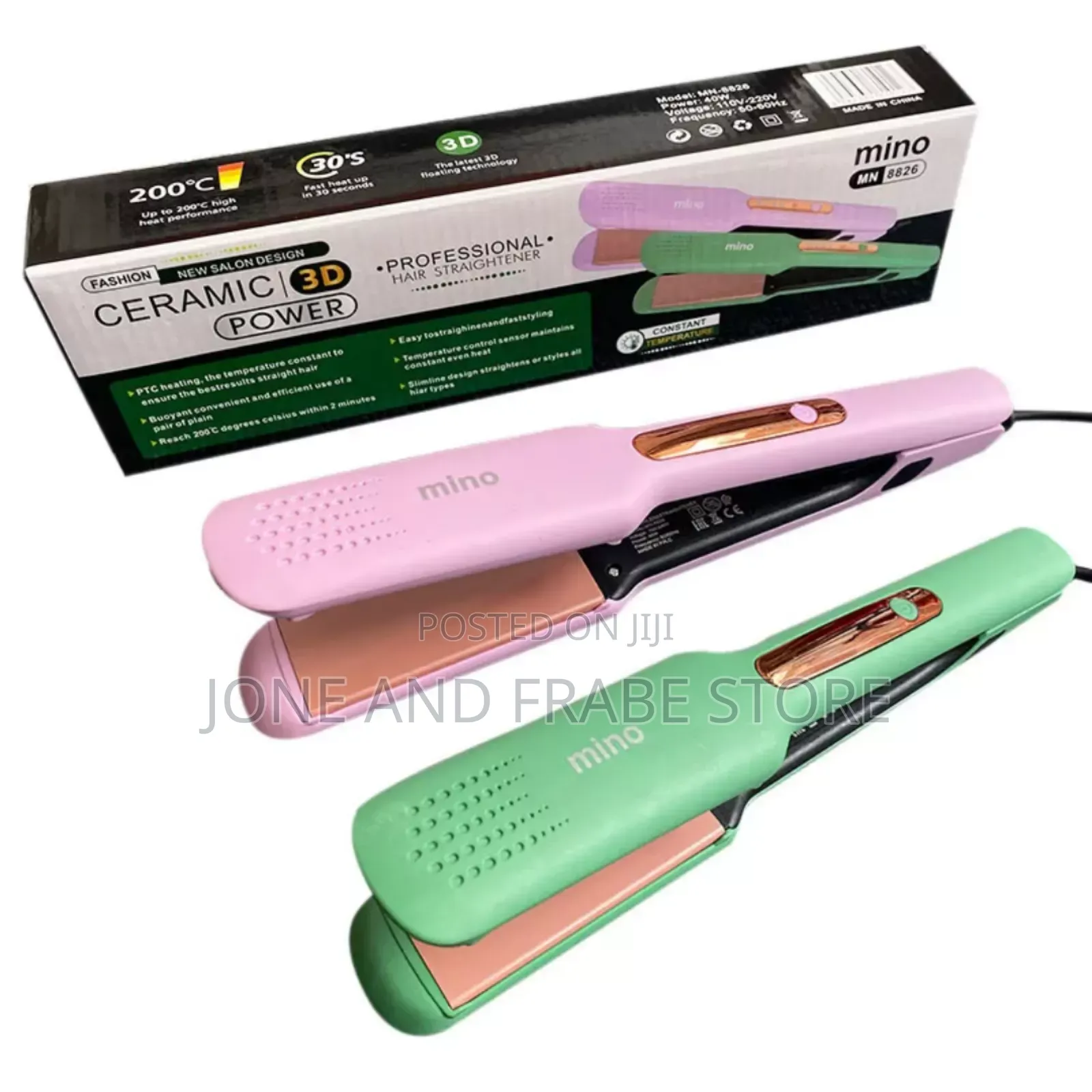 Mino Ceramic Professional Hair Straightener