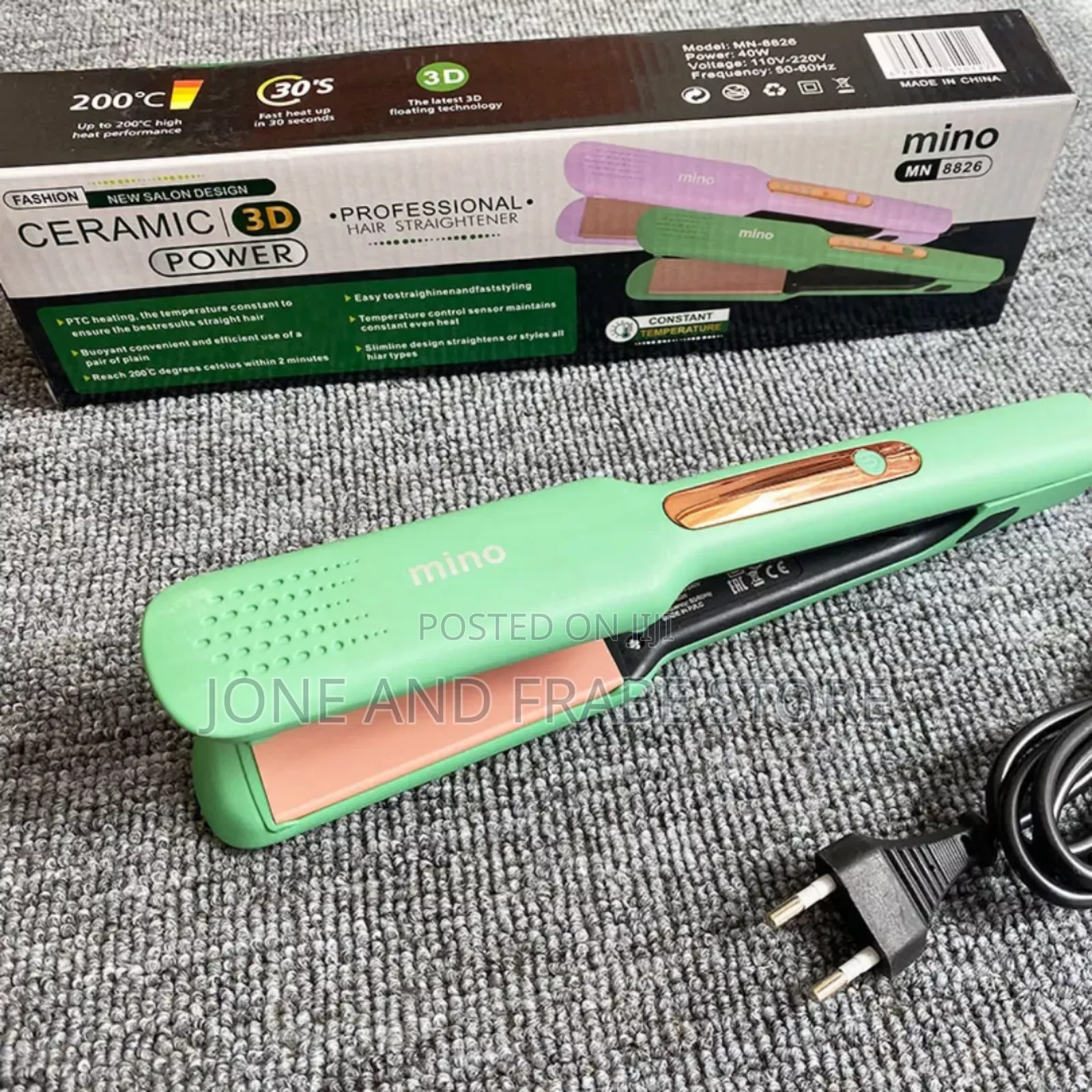 Mino Ceramic Professional Hair Straightener