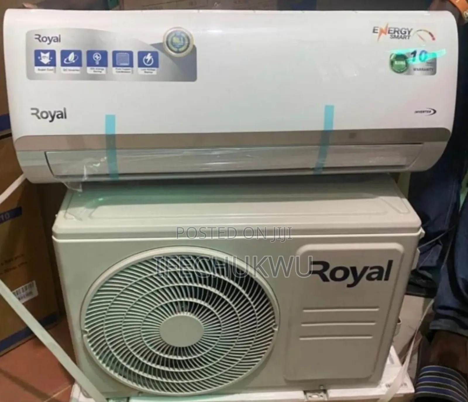 Original Royal 1.5 Hp Inverter Air Conditioner Split Unit R410a