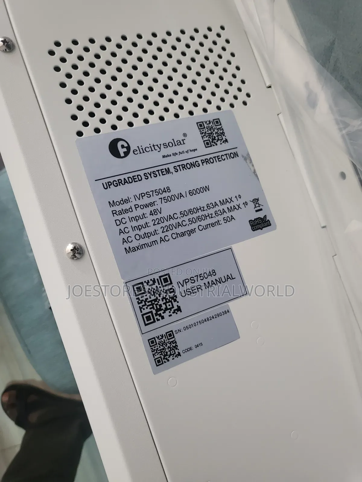 Ivps Felicity 7.5kva 6000w Inverter