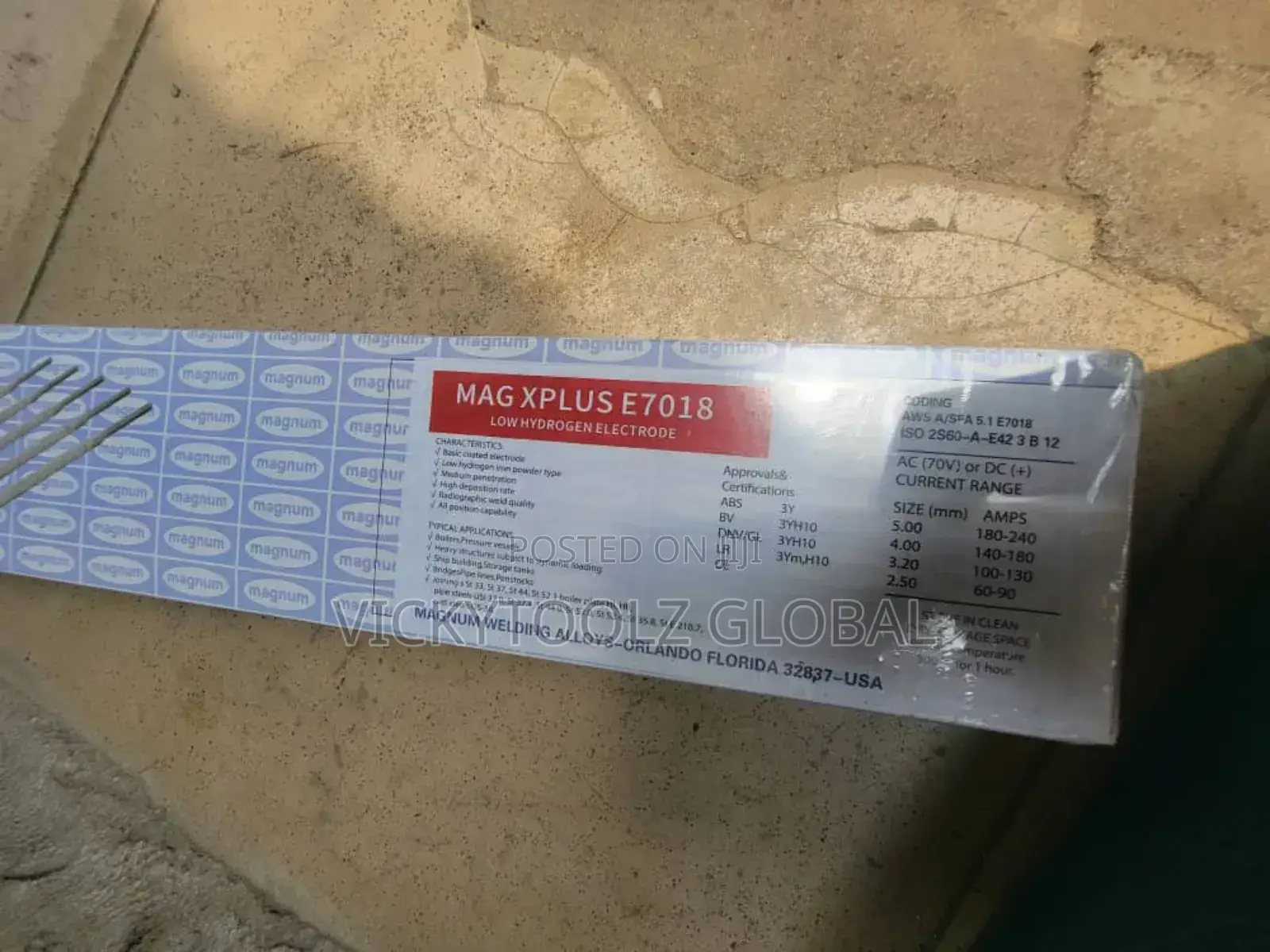 Magnum Mag Xplus E7018 Low Hydrogen Electrode