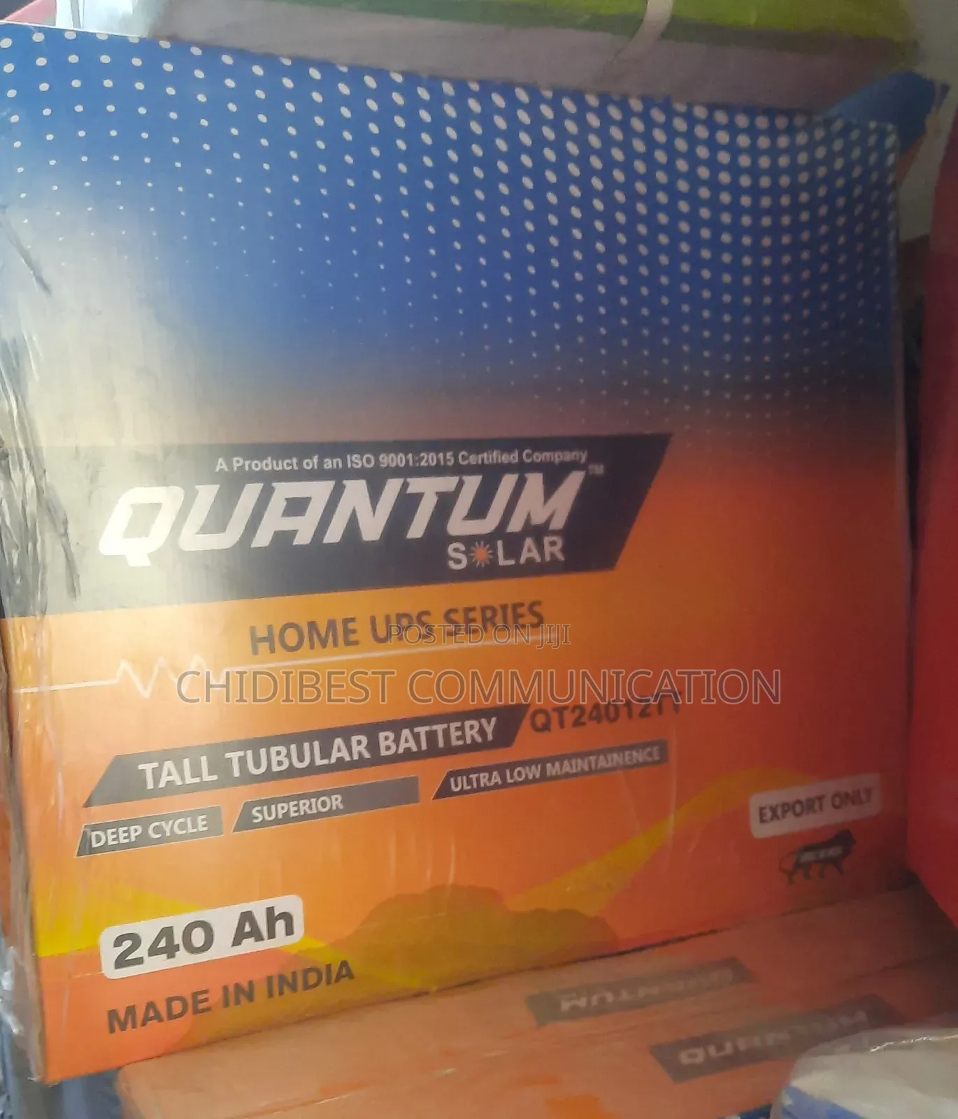 240ha Quantum Tubular Battery