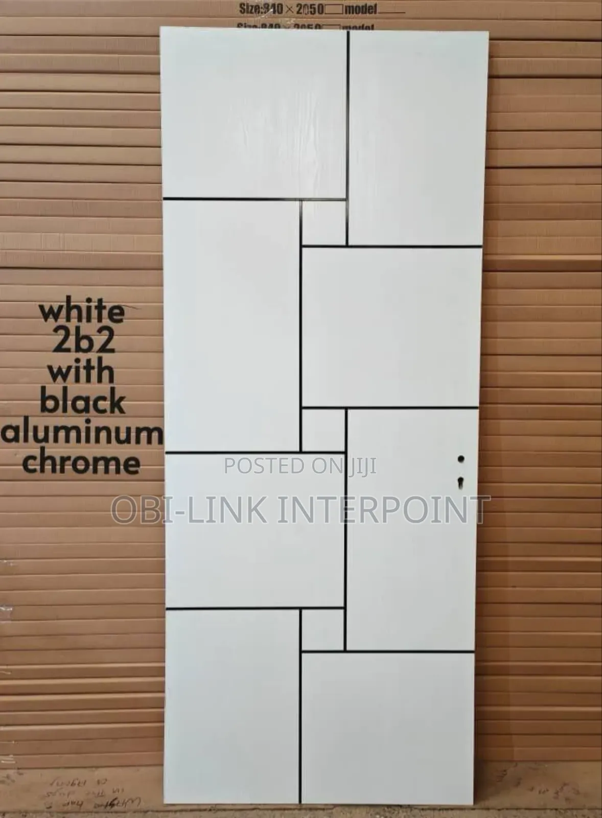 3ft Elegant HDF Wooden Room Door