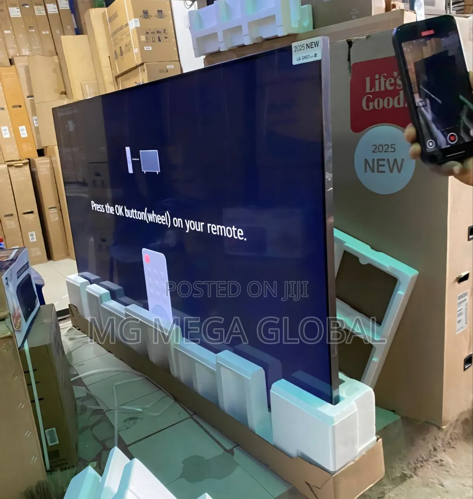 100 Inch LG Qned Evo Ai Qned4k Smart TV Ai Magic Remote Webos25 2025