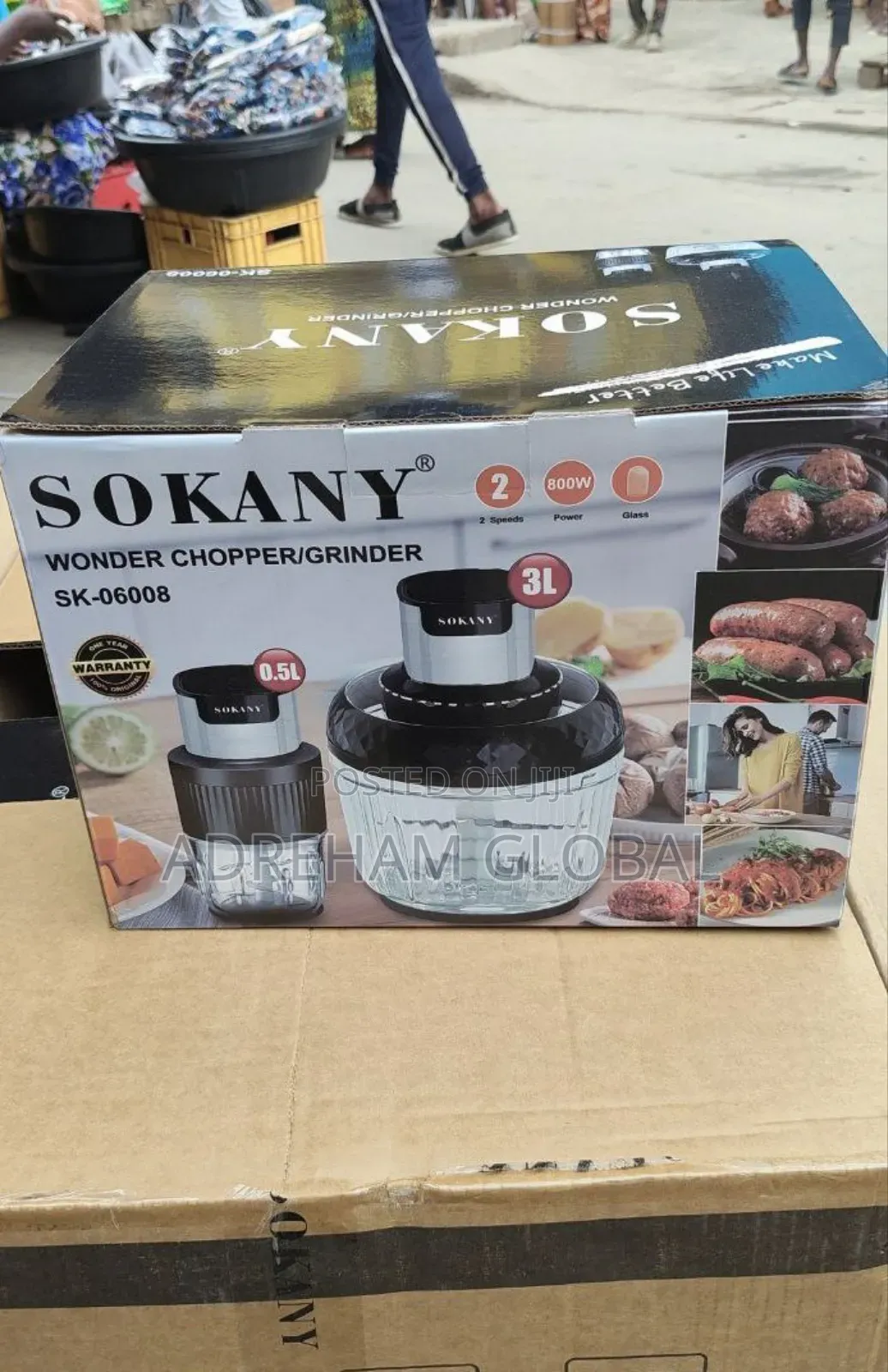 Sokany 3l Wonder Chopper and Blender 800w