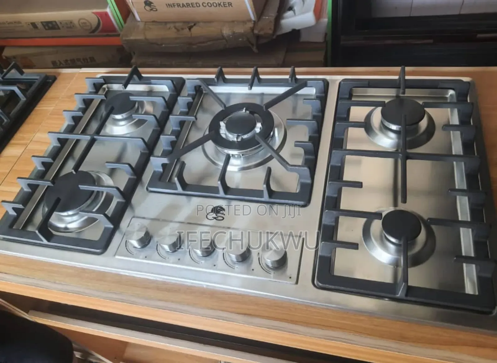 Original Gs Inbuilt Gas Cooker Hob 60x90cm 5 All Gas Automatic Burners