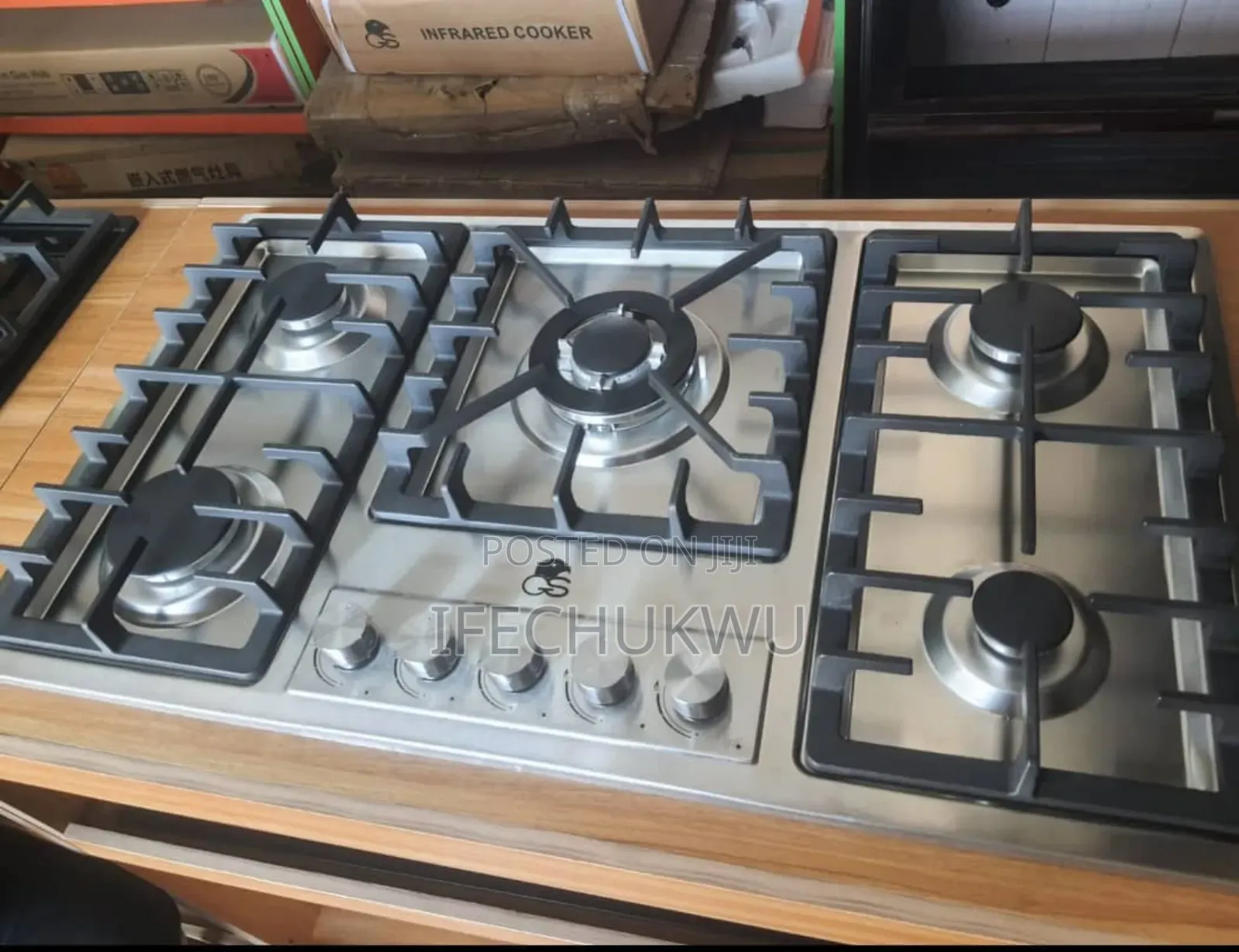 Original Gs Inbuilt Gas Cooker Hob 60x90cm 5 All Gas Automatic Burners