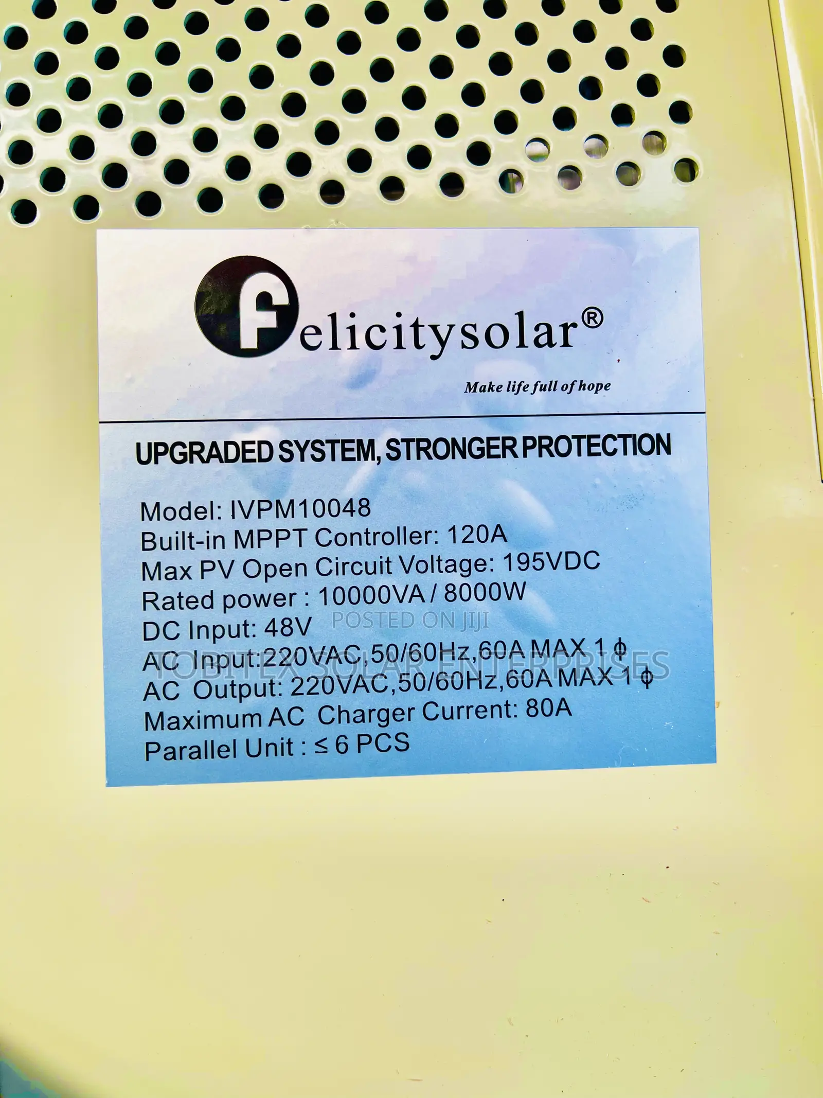 Ivpm 10048 Felicity Hybrid Inverter