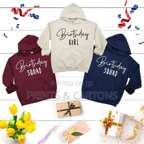 Hoodie Printing for Birthdays