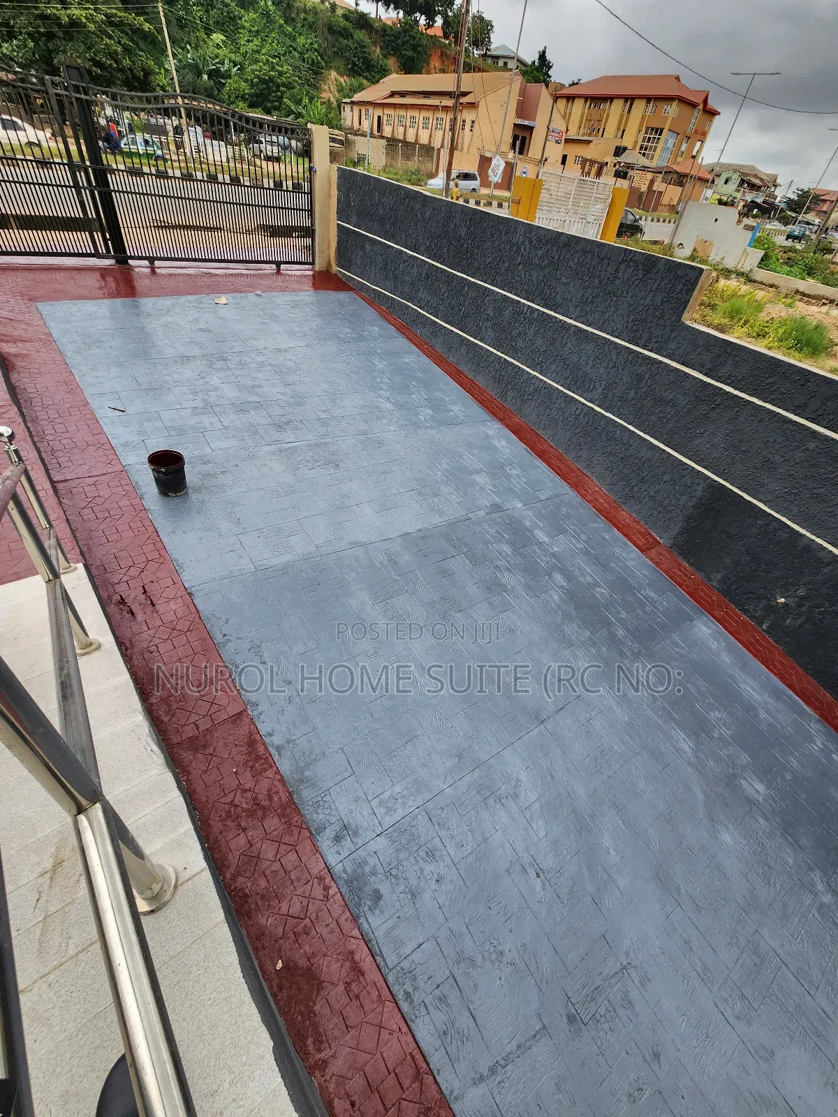 Detailed Stamped Concrete Finishing