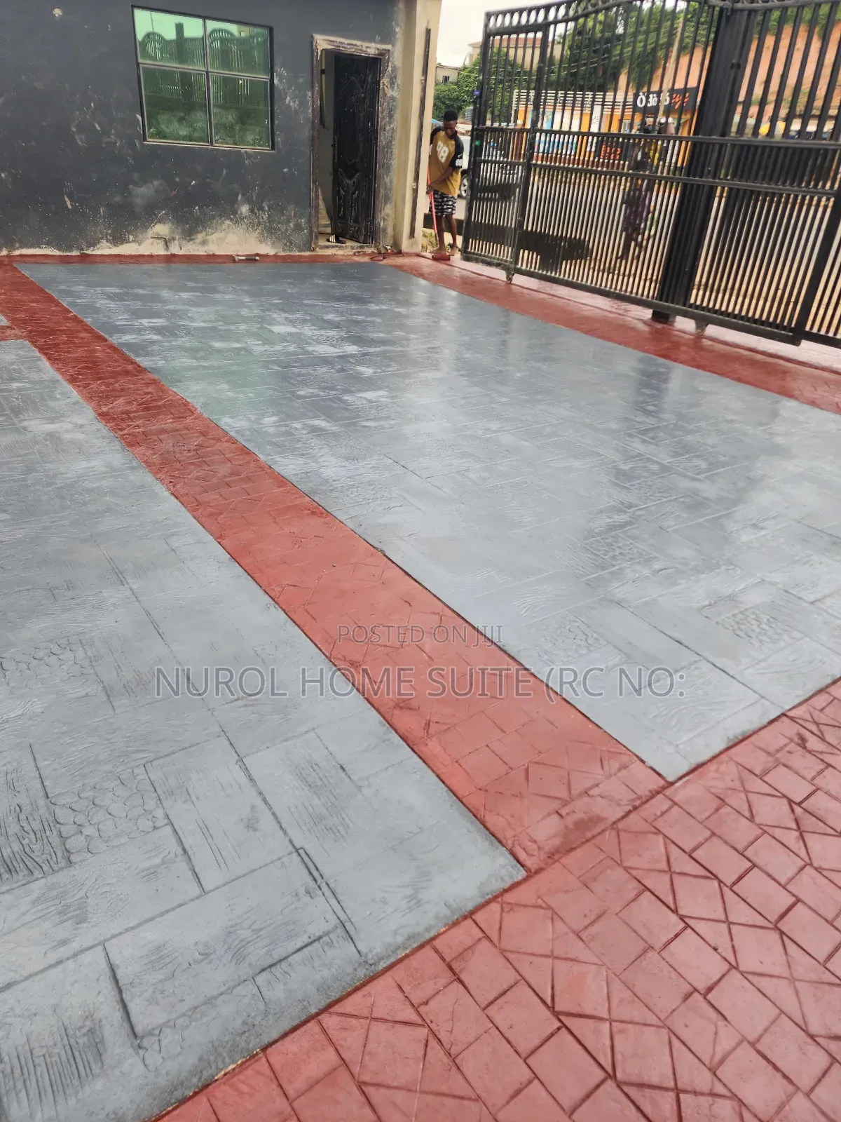 Detailed Stamped Concrete Finishing