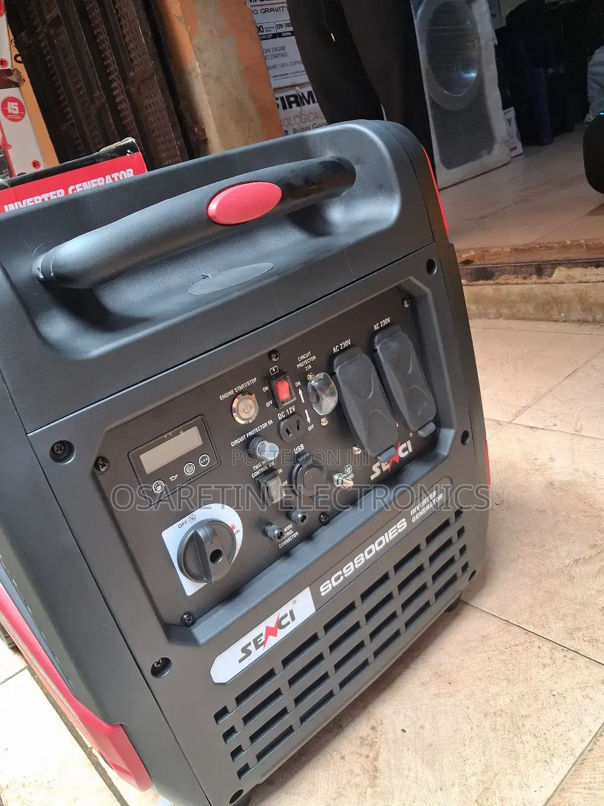 Senwei Fuel Inverter Generator, Very Low Noise, Low Fuel Consumption