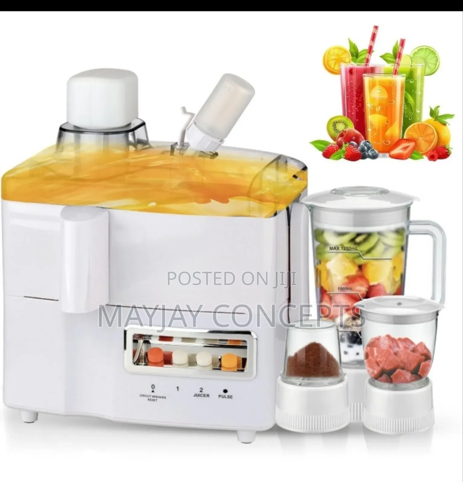 Jd SMP 4-in-1 Electric Juicer,Blender,Mill-Multifunctional