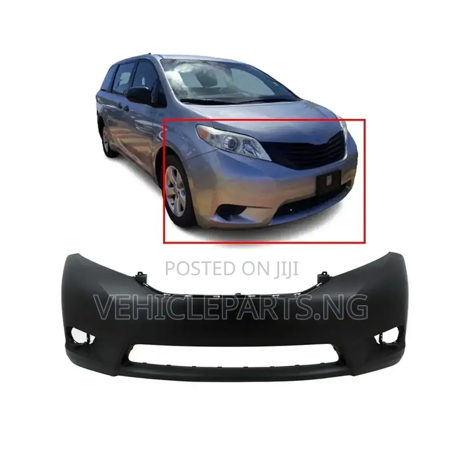 Front Bumper for Toyota Sienna 2011-2017