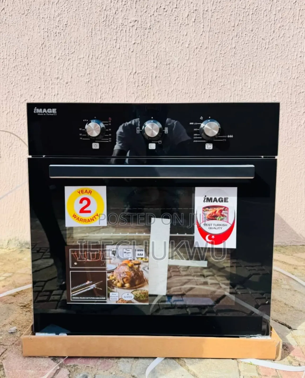 Original Image Inbuilt Gas Electric Oven 60cm With Grill 75litters