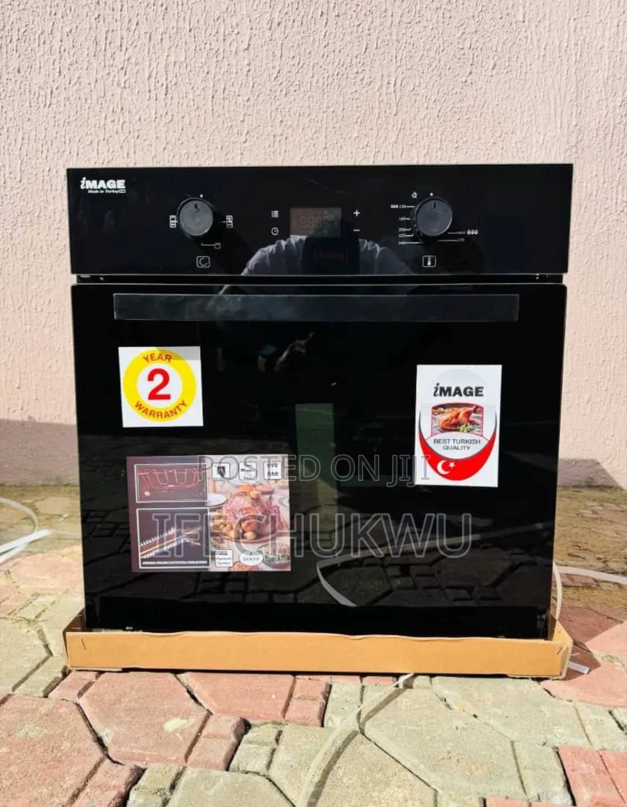 Original Image Inbuilt Gas Electric Oven 60cm With Grill 75litters