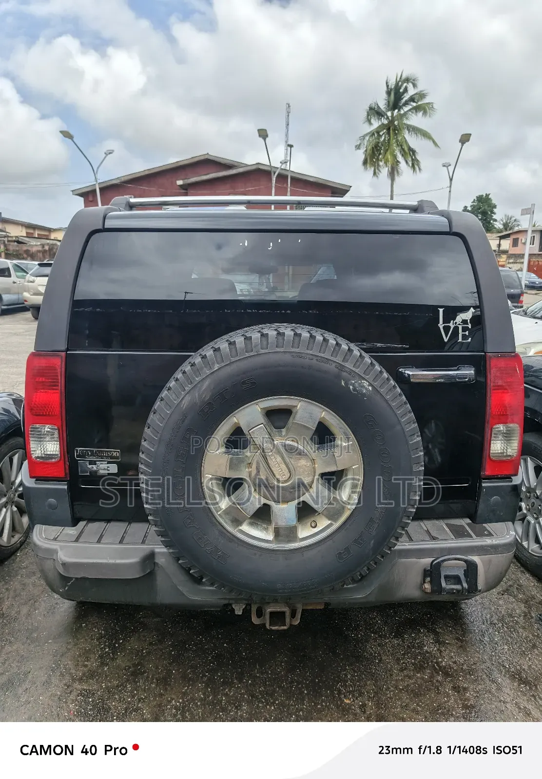 Hummer H3 SUV H3X 2007 Black